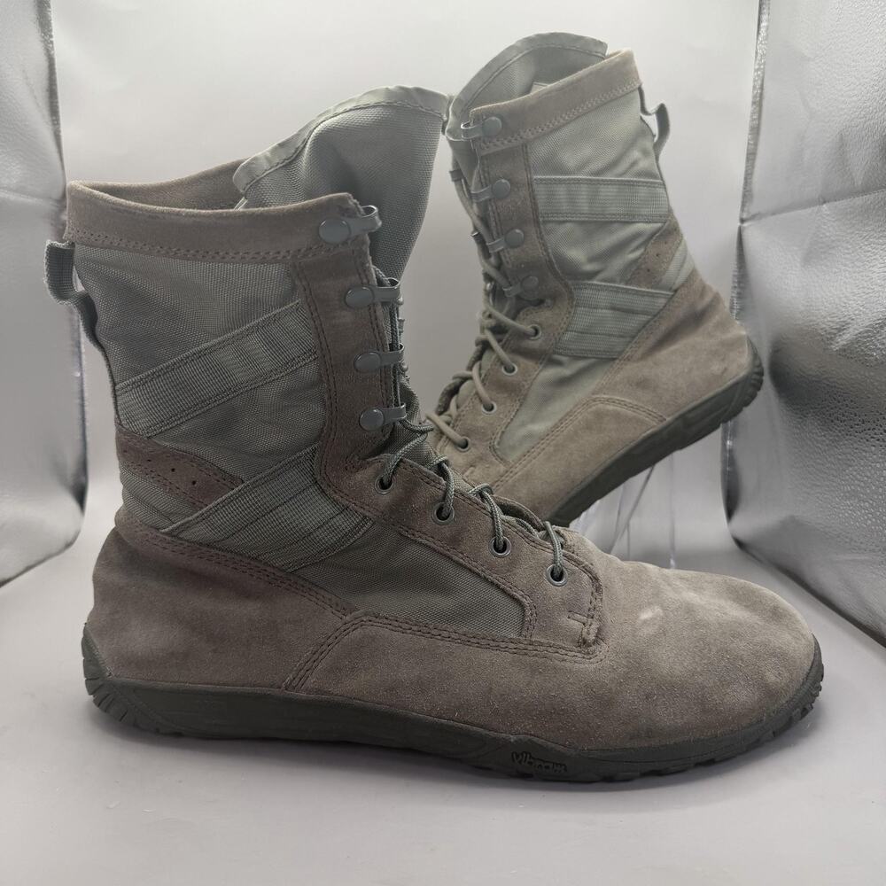 Tactical Research Mini-Mil TR103 Barefoot Combat Boots Mens 14R Green Minimalist